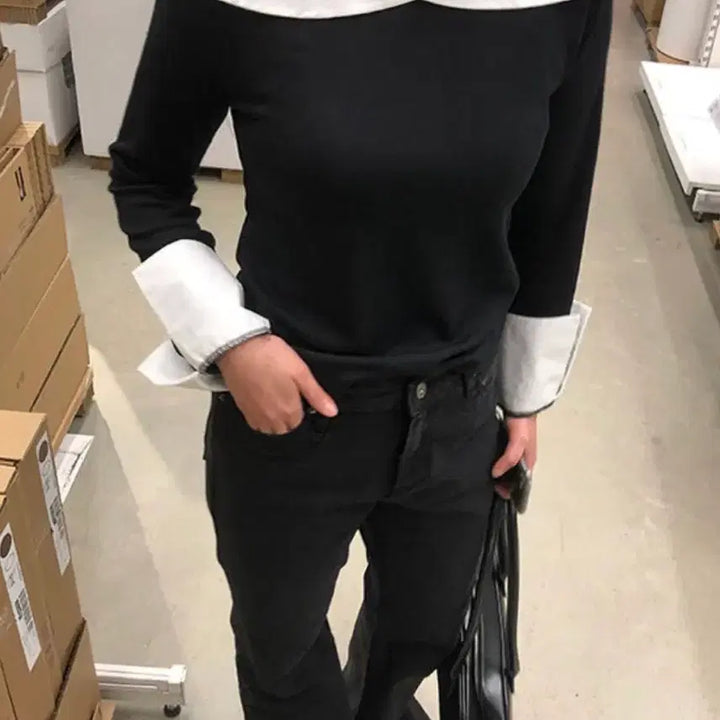 [BUNJANG] Trove Layered Shirt / 트로브 레이어드셔츠티셔츠