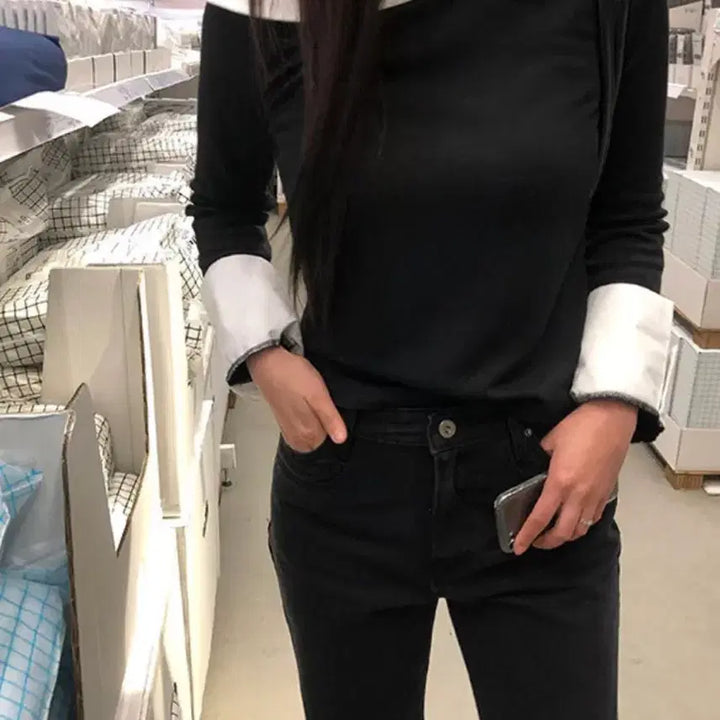 [BUNJANG] Trove Layered Shirt / 트로브 레이어드셔츠티셔츠