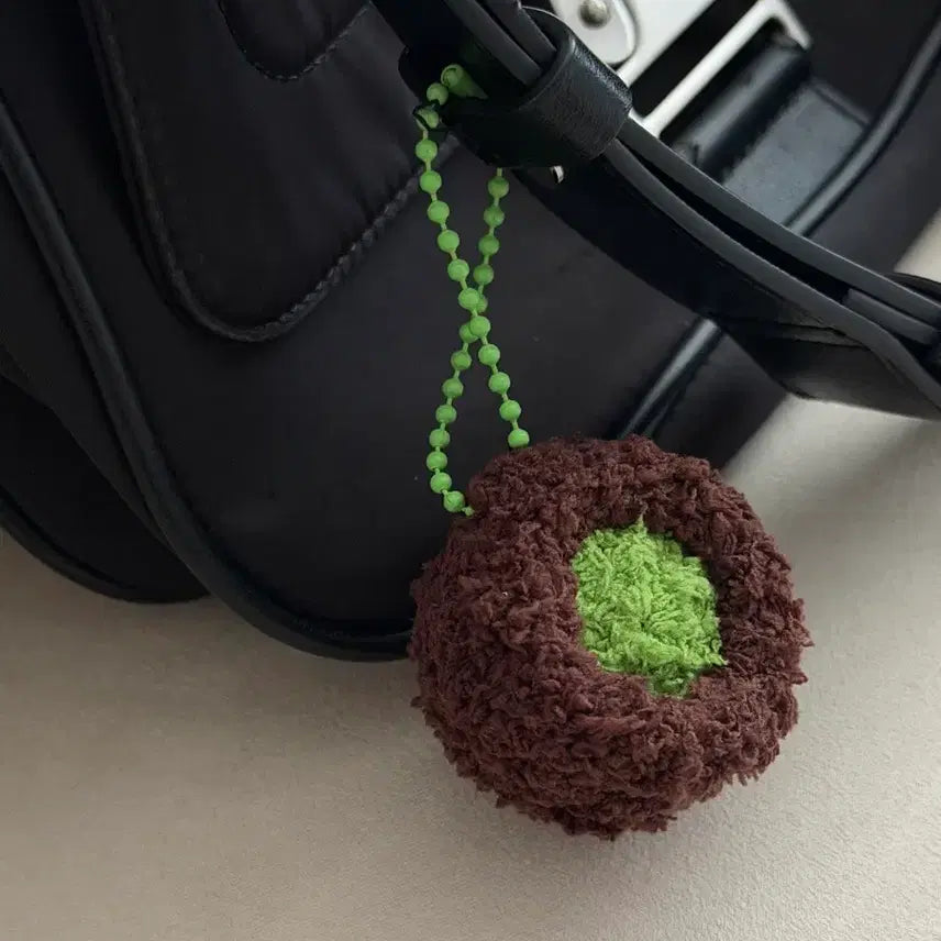 [BUNJANG] Valentine's Day Dubai Ddujjong Cookie Keyring / 두바이쫀득쿠키 두쫀쿠키링 (케이스포함)