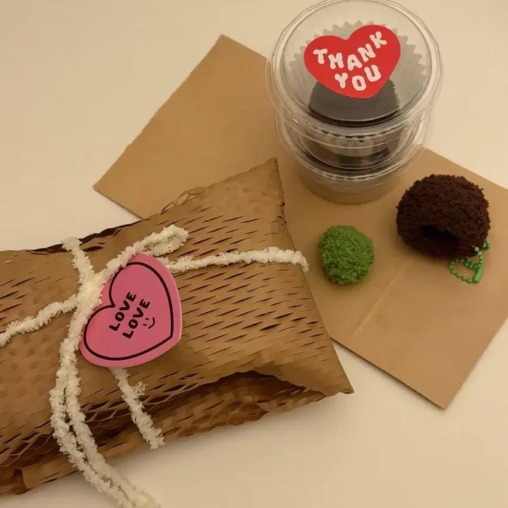[BUNJANG] Valentine's Day Dubai Ddujjong Cookie Keyring / 두바이쫀득쿠키 두쫀쿠키링 (케이스포함)