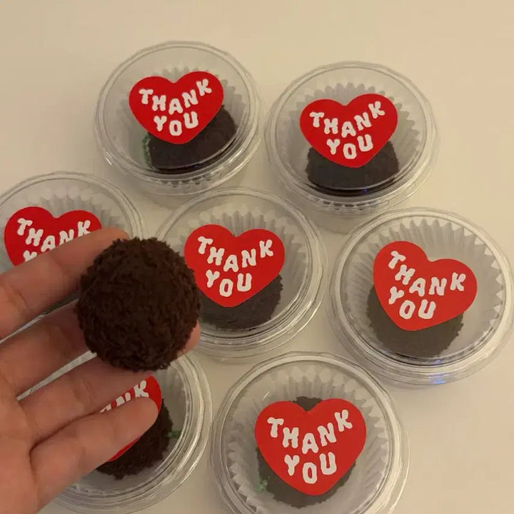 [BUNJANG] Valentine's Day Dubai Ddujjong Cookie Keyring / 두바이쫀득쿠키 두쫀쿠키링 (케이스포함)