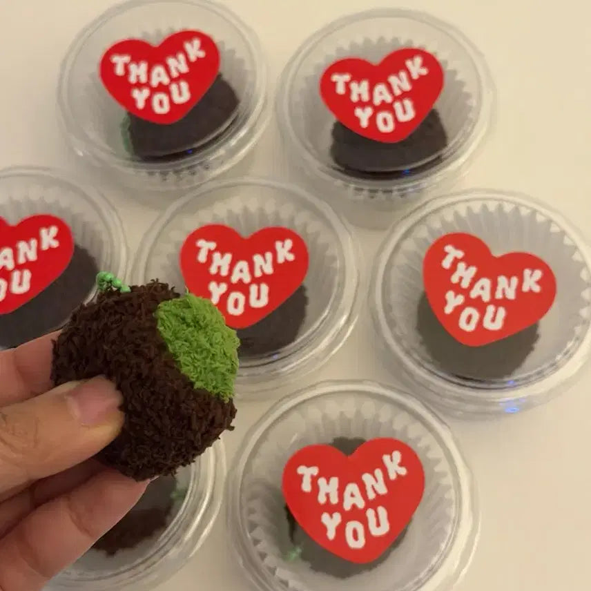 [BUNJANG] Valentine's Day Dubai Ddujjong Cookie Keyring / 두바이쫀득쿠키 두쫀쿠키링 (케이스포함)