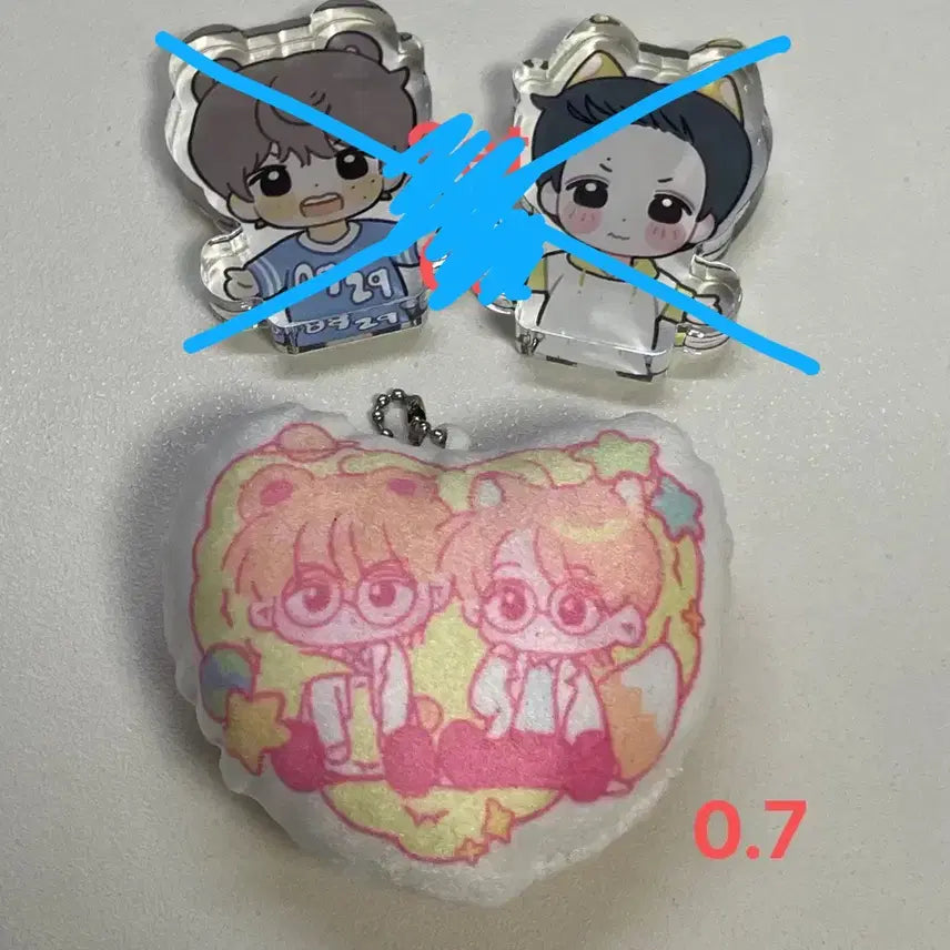 [BUNJANG] NCT Dream Haechan Renjun Keyring / 동런 온리전 굿즈 키링 양도 해찬 런쥔 엔시티 드림