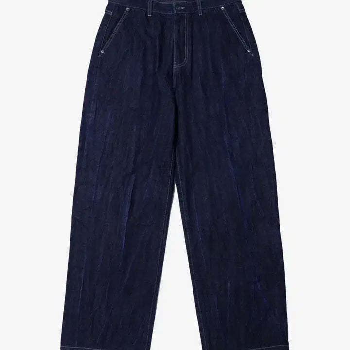 [BUNJANG] BeSlow Crinkle Denim Pants (Indigo, 34) / 비슬로우 crinkle denim pants(indigo, 34)