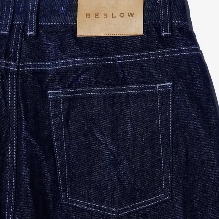[BUNJANG] BeSlow Crinkle Denim Pants (Indigo, 34) / 비슬로우 crinkle denim pants(indigo, 34)