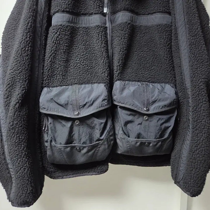 [BUNJANG] Eastlogue x Descente Fleece Jacket (Black, XL) / 최종가)이스트로그x데상트 플리스(후리스)자켓 블랙 XL사이즈 판매