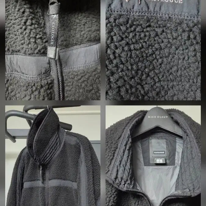 [BUNJANG] Eastlogue x Descente Fleece Jacket (Black, XL) / 최종가)이스트로그x데상트 플리스(후리스)자켓 블랙 XL사이즈 판매
