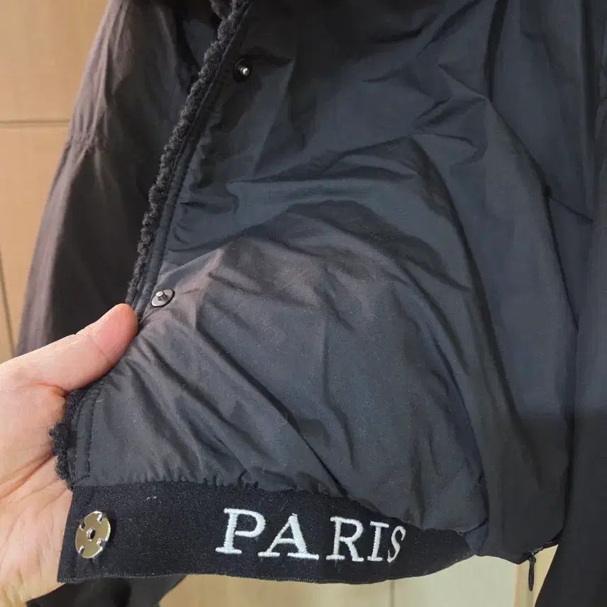[BUNJANG] Black Short Padded Jacket / 숏패딩뽀글이