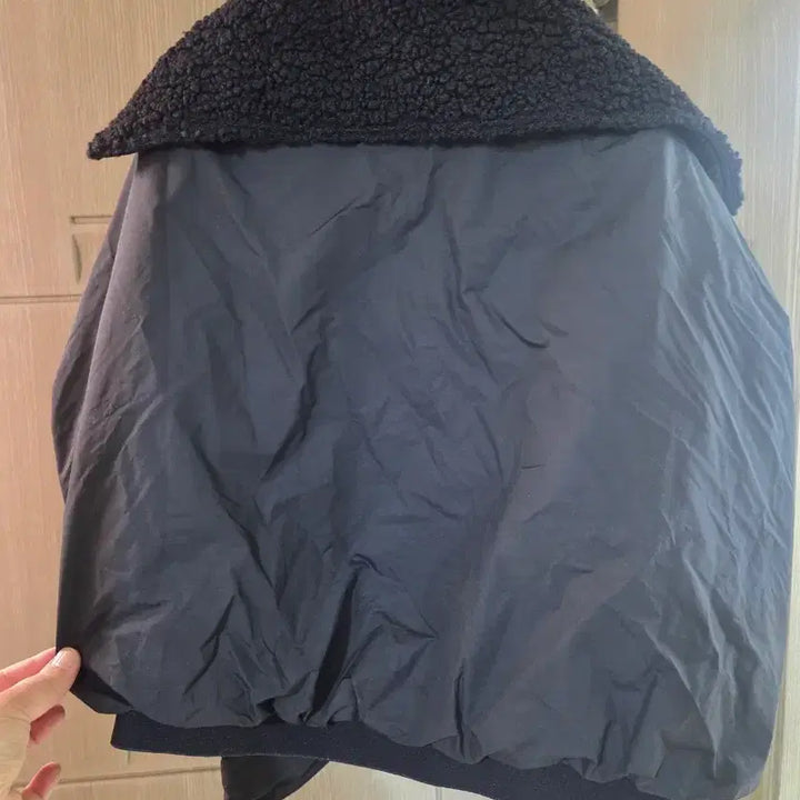 [BUNJANG] Black Short Padded Jacket / 숏패딩뽀글이