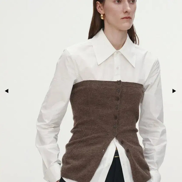 [BUNJANG] Tonywack Merino Wool Knit Bustier / Tonywack 메리노 울 니트 뷔스티에