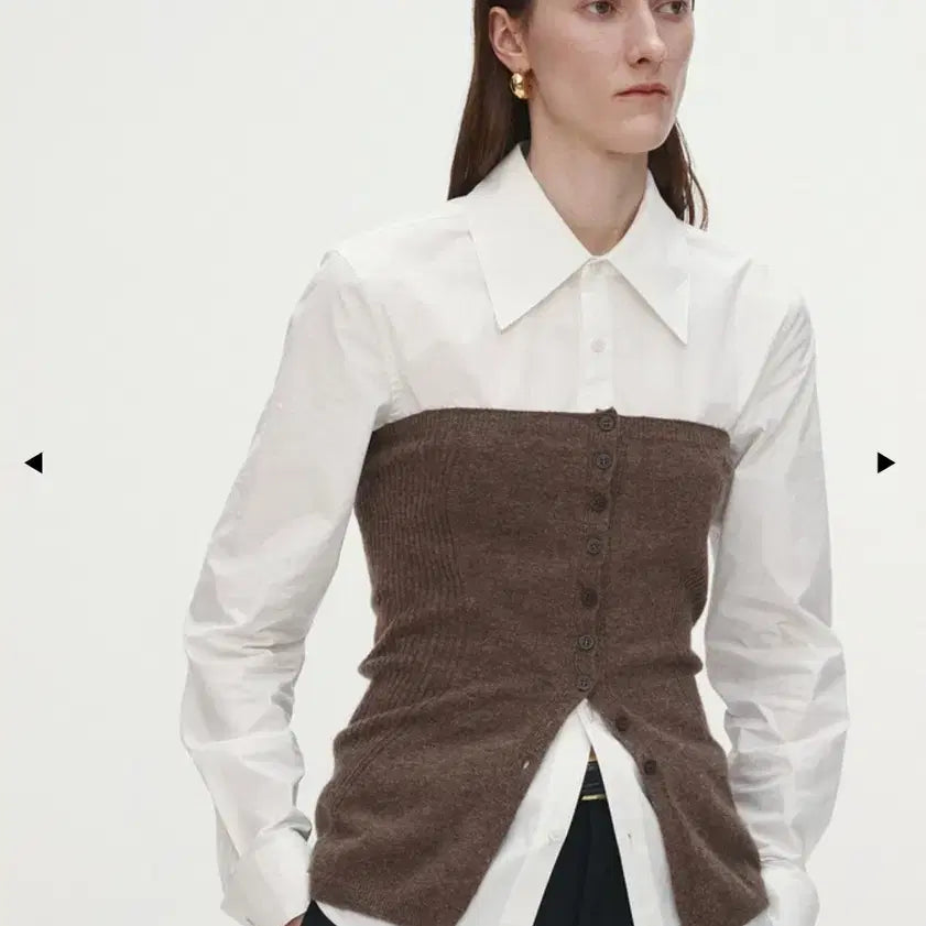 [BUNJANG] Tonywack Merino Wool Knit Bustier / Tonywack 메리노 울 니트 뷔스티에