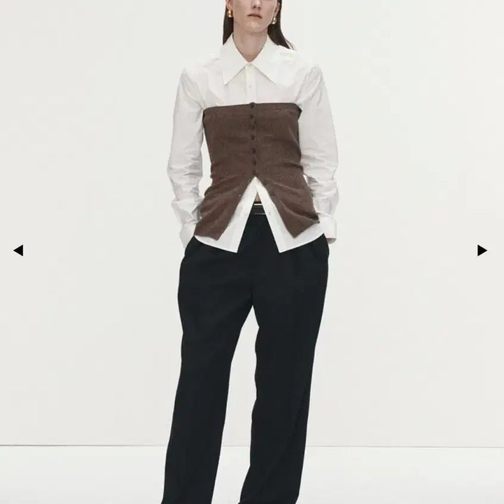 [BUNJANG] Tonywack Merino Wool Knit Bustier / Tonywack 메리노 울 니트 뷔스티에