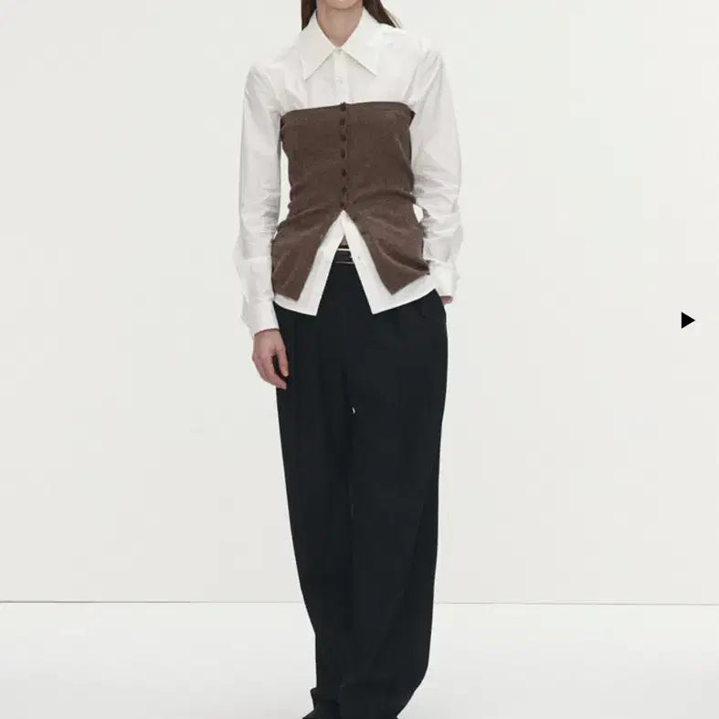 [BUNJANG] Tonywack Merino Wool Knit Bustier / Tonywack 메리노 울 니트 뷔스티에