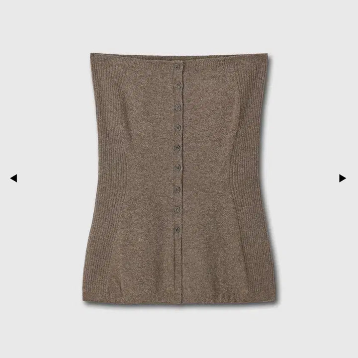 [BUNJANG] Tonywack Merino Wool Knit Bustier / Tonywack 메리노 울 니트 뷔스티에