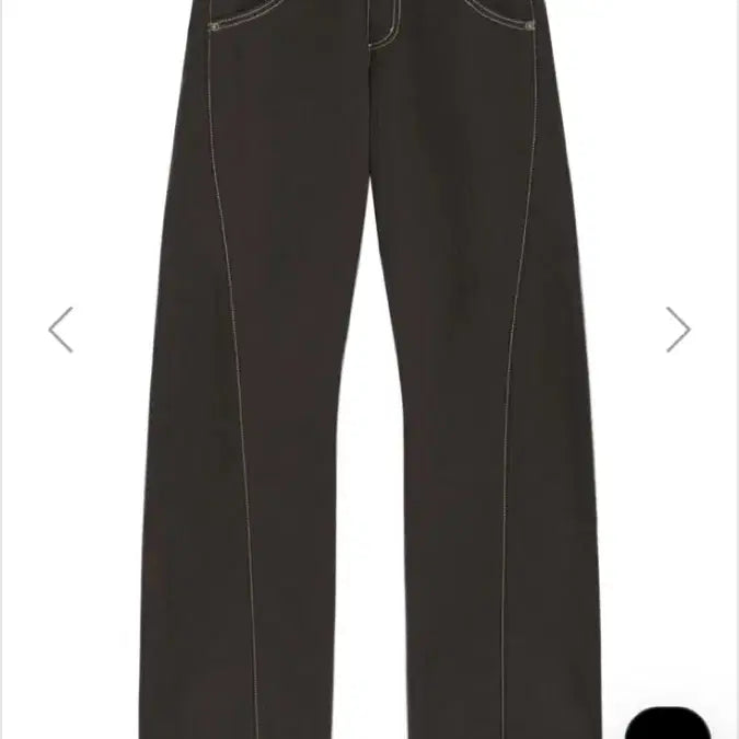 [BUNJANG] Matinkim Curved Denim Pants / 마뗑킴 WAIST BUCKLE curved 버클 커브드 데님 팬츠 s