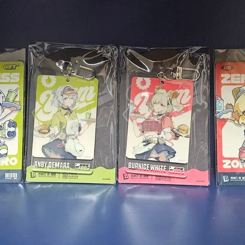 [BUNJANG] Frank Burger Enhypen Collaboration Keyring & Photocard Set / 프랭크버거 젠존제 엔비+버니스 키링 포카 세트