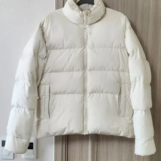 [BUNJANG] Lafarge Store Ivory Short Padded Jacket / 라퍼지스토어 아이보리 숏패딩 90사이즈입니다