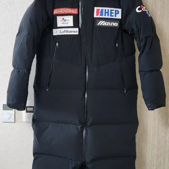 [BUNJANG] Mizuno Crosski Long Padding / 미즈노 크로스키 롱패딩 M(95) 사이즈