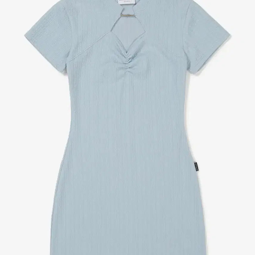 [BUNJANG] ZEROBASEONE Ricky Heart Neck Dress [BLUE] / 제로플래닛 로티 하트넥 원피스 [BLUE] 새상품