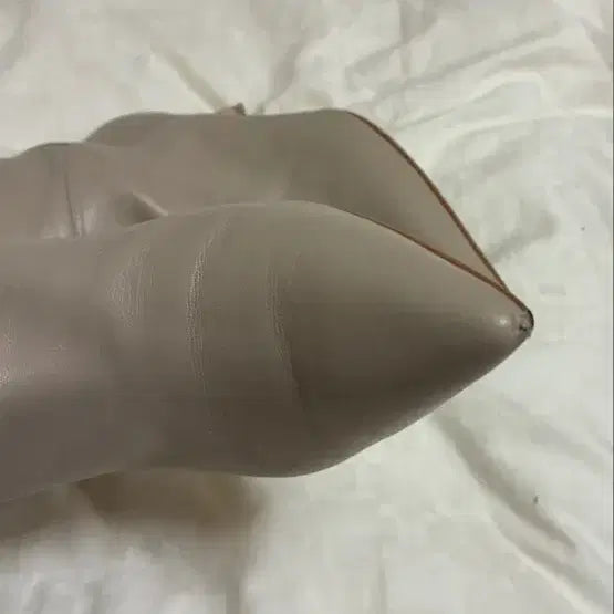 [BUNJANG] SIE Lhou.Jena Eggnog Long Boots / SIE시에 Lhou.Jena 롱부츠 235mm eggnog