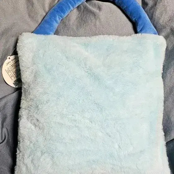 [BUNJANG] Joke Bear Nongdamgom Blanket Pouch Bag / Joke Bear 죠크베어 농담곰 담요 파우치 가방 하늘색/노란색