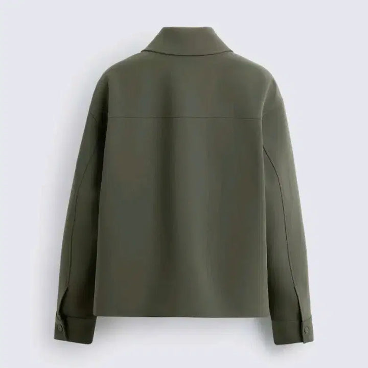[BUNJANG] ZARA Oversized Shirt Khaki Green / M) 자라 25fw 박시핏 오버셔츠 카키색 6861 390 초록