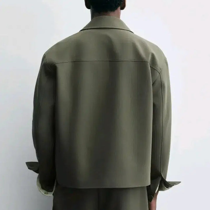 [BUNJANG] ZARA Oversized Shirt Khaki Green / M) 자라 25fw 박시핏 오버셔츠 카키색 6861 390 초록