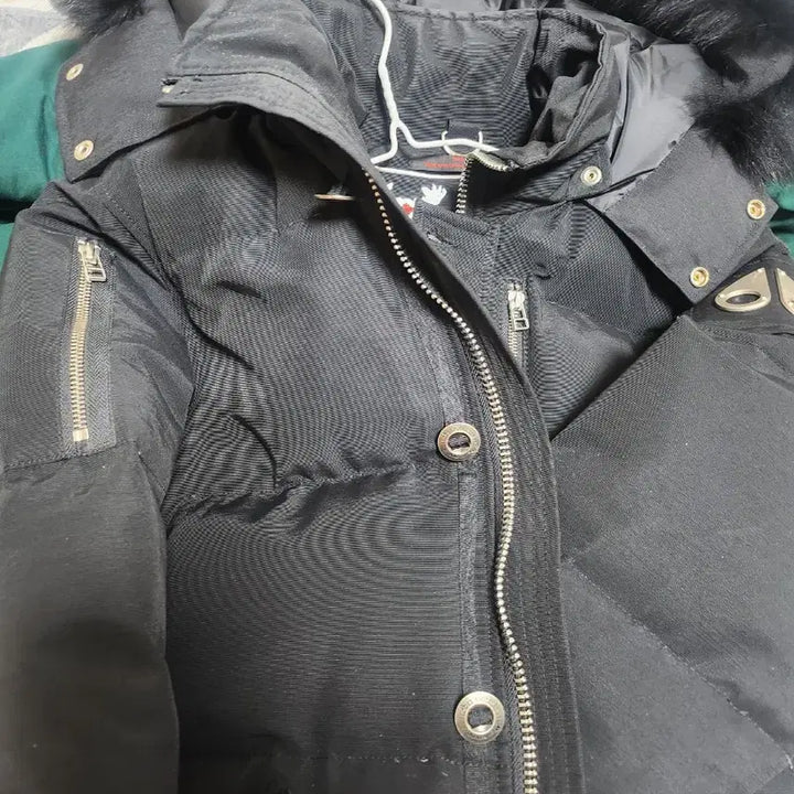 [BUNJANG] Moose Knuckles Black Fox Fur Hooded Padded Jacket (Size S) / 무스너클 블랙 패딩 폭스퍼 후드 s