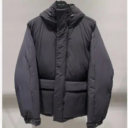 [BUNJANG] Solid Homme Black Goose Down Jacket (48) / 23fw 138 솔리드옴므 블랙구스다운 48