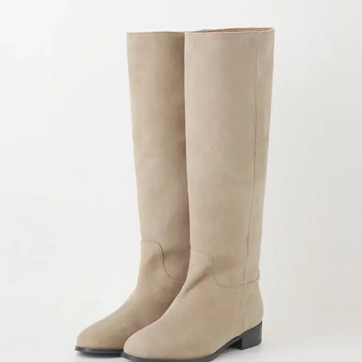 [BUNJANG] Leeds Suede Riding Boots Beige 225 / 리즈 leeds 스웨이드 라이딩부츠 225 베이지