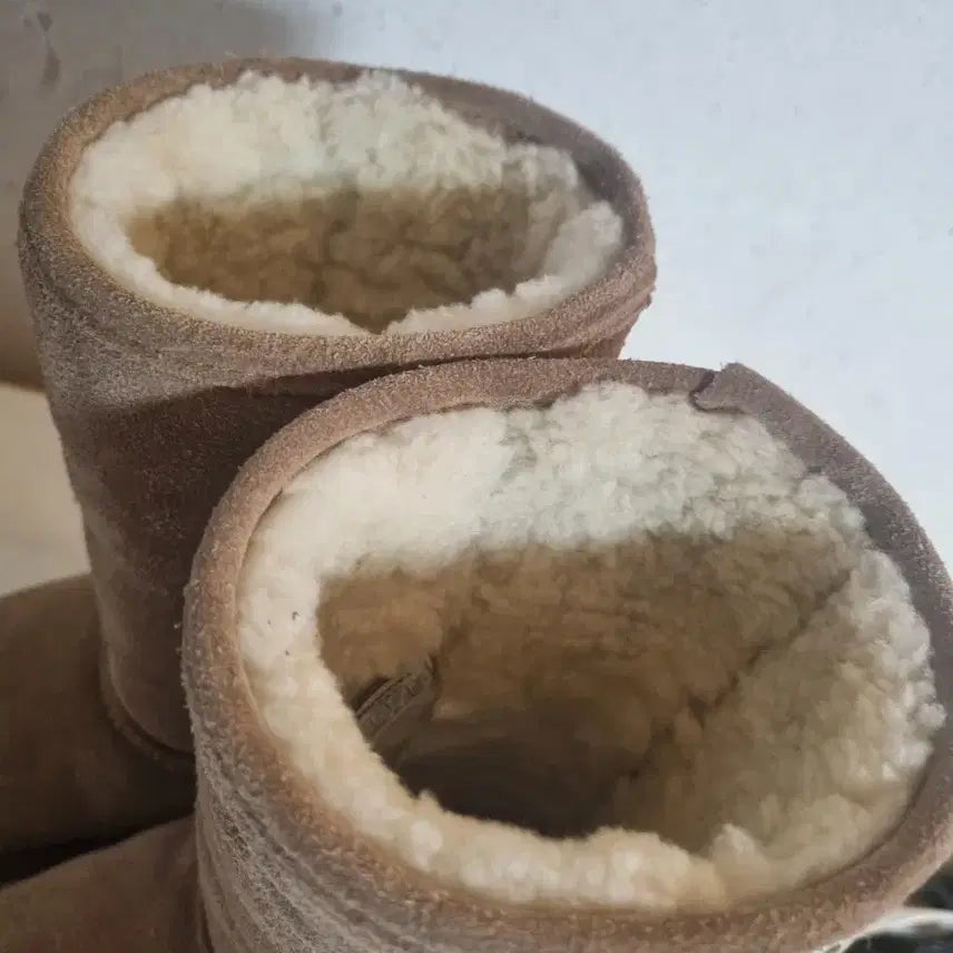 [BUNJANG] Bearpaw Sheepskin Lined Leather Long Boots 235 / 베어파우 천연소가죽 양털안감 어그 롱부츠 235