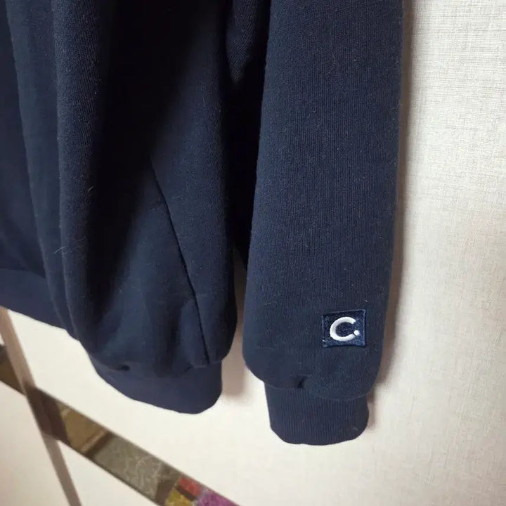 [SOLD OUT] 정품]체이스컬트 네이비 안감기모 후드티 100