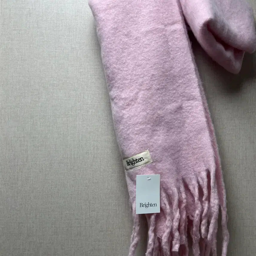 [BUNJANG] Brighten Pink Muffler / Brighten 핑크색 머플러