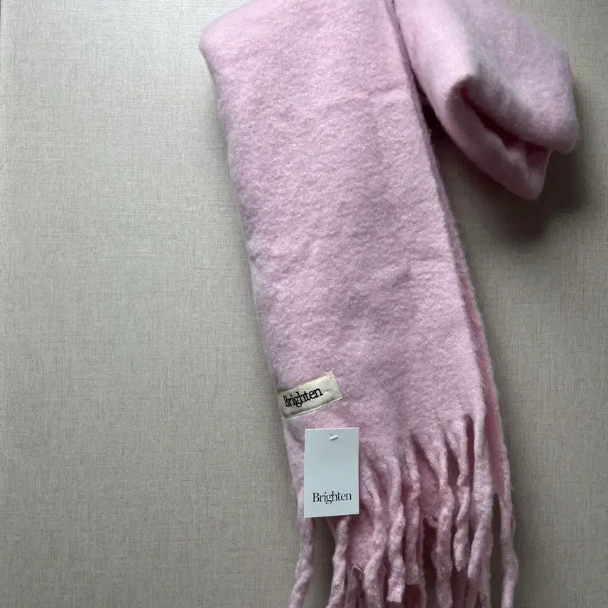 [BUNJANG] Brighten Pink Muffler / Brighten 핑크색 머플러