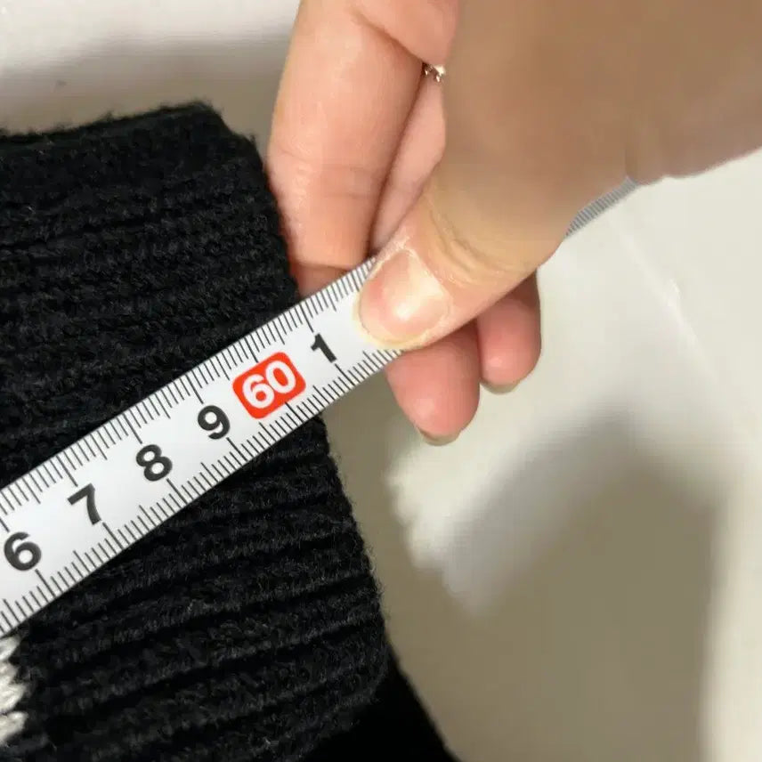 [BUNJANG] Houndstooth Check Knit Cardigan / 하운드투스 체크 니트 가디건
