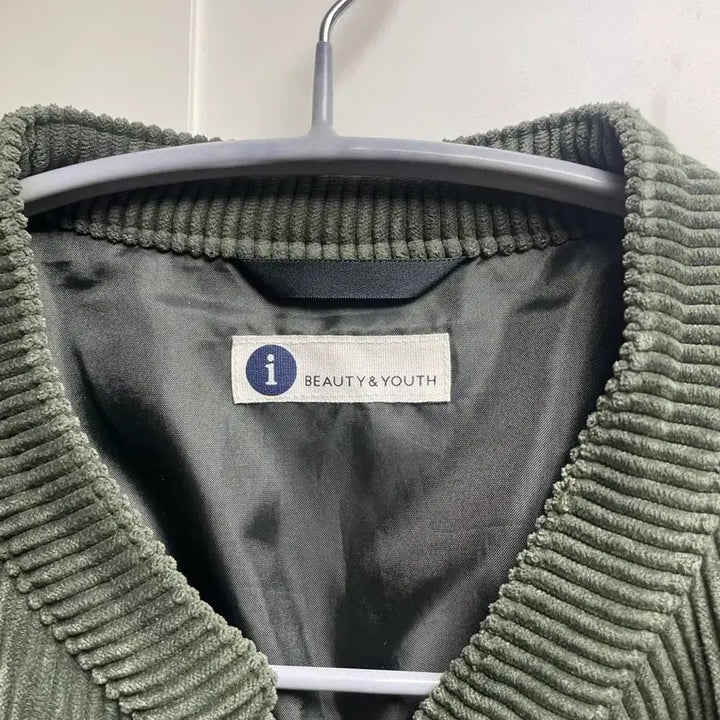 [BUNJANG] Beauty &amp; Youth Green Corduroy Shirt Jacket / 뷰티앤유스 그린 코듀로이 셔츠 자켓