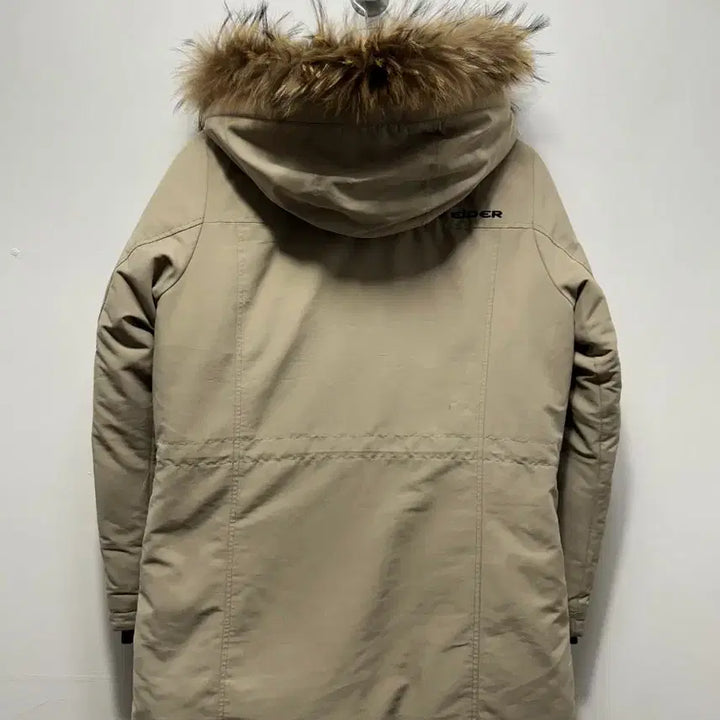 [BUNJANG] Aider Hooded Fur Padded Jacket Beige M / 아이더 후드 퍼 패딩 자켓 베이지 M