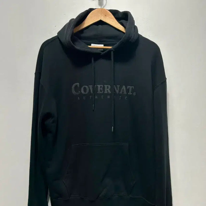 [BUNJANG] Covernat Black Hoodie M / 커버낫 블랙 후드티 M