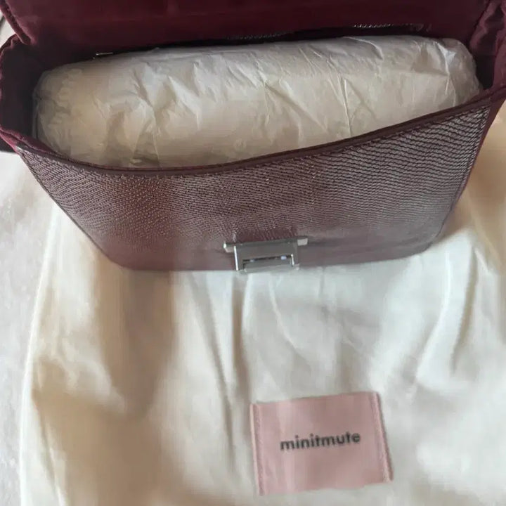 [BUNJANG] Minitmute Tev Bag Mahogany / 실사0/새상품) 미닛뮤트 테브백 마호가니 tev bag