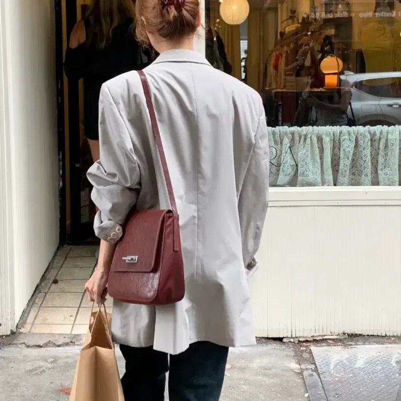 [BUNJANG] Minitmute Tev Bag Mahogany / 실사0/새상품) 미닛뮤트 테브백 마호가니 tev bag