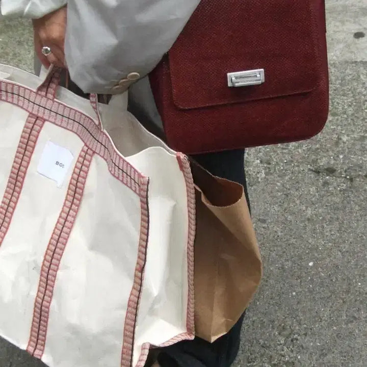 [BUNJANG] Minitmute Tev Bag Mahogany / 실사0/새상품) 미닛뮤트 테브백 마호가니 tev bag