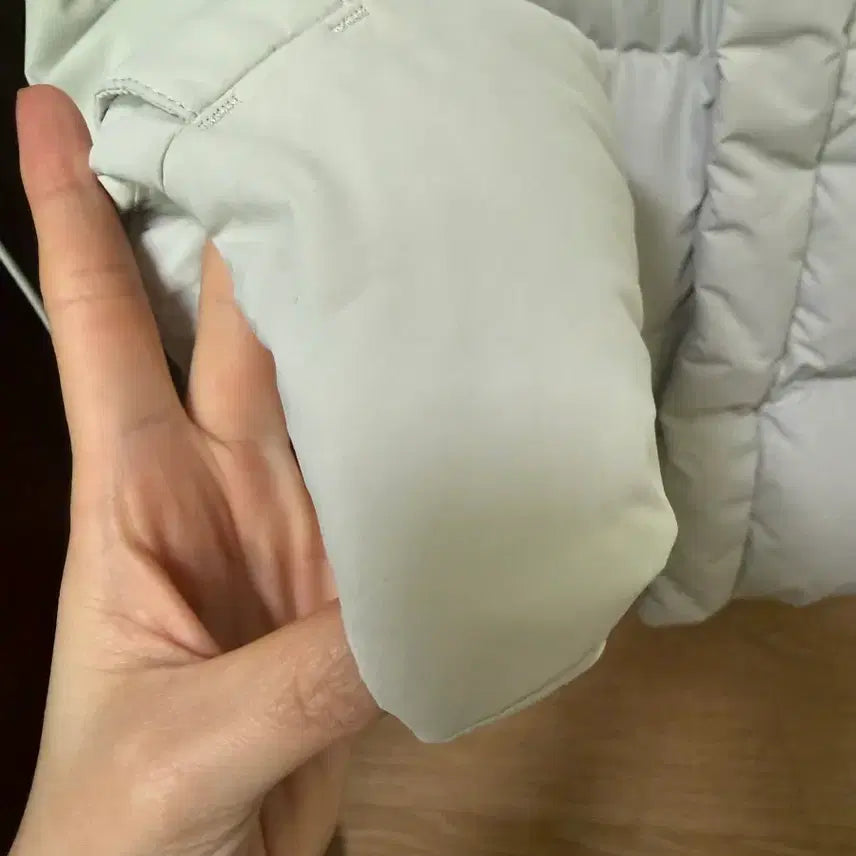 [BUNJANG] Nepa Light Gray Duck Down Padded Jacket (Size 85) / 네파 라이트그레이 다운 패딩 덕다운 85사이즈