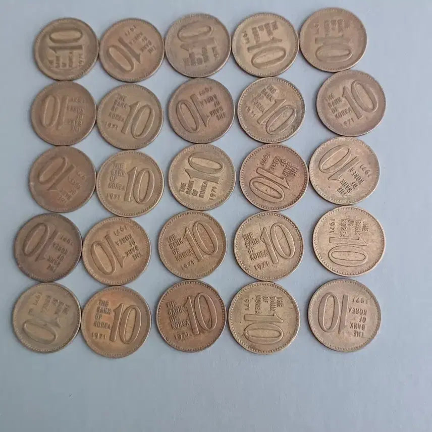 [BUNJANG] Old 10 Won Coins Bundle Set / 상태 좋은 옛날 10원 구도안 500개 일괄
