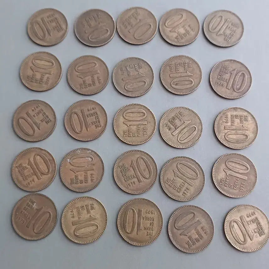 [BUNJANG] Old 10 Won Coins Bundle Set / 상태 좋은 옛날 10원 구도안 500개 일괄