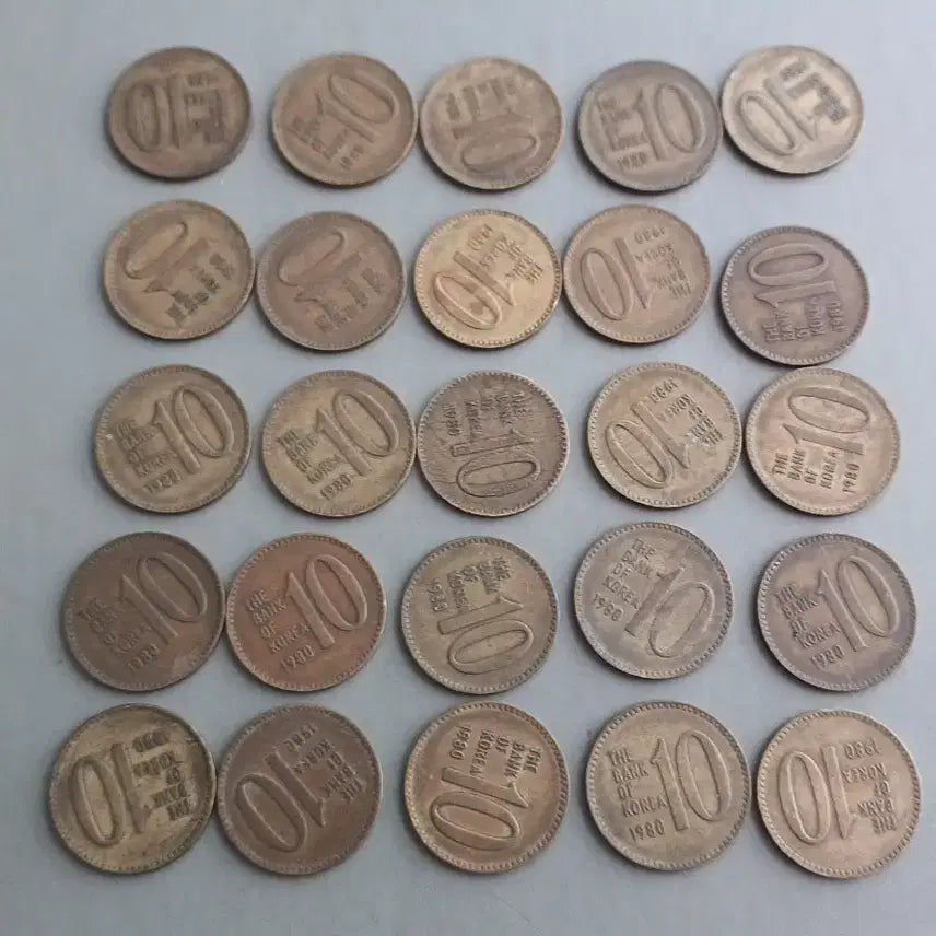 [BUNJANG] Old 10 Won Coins Bundle Set / 상태 좋은 옛날 10원 구도안 500개 일괄