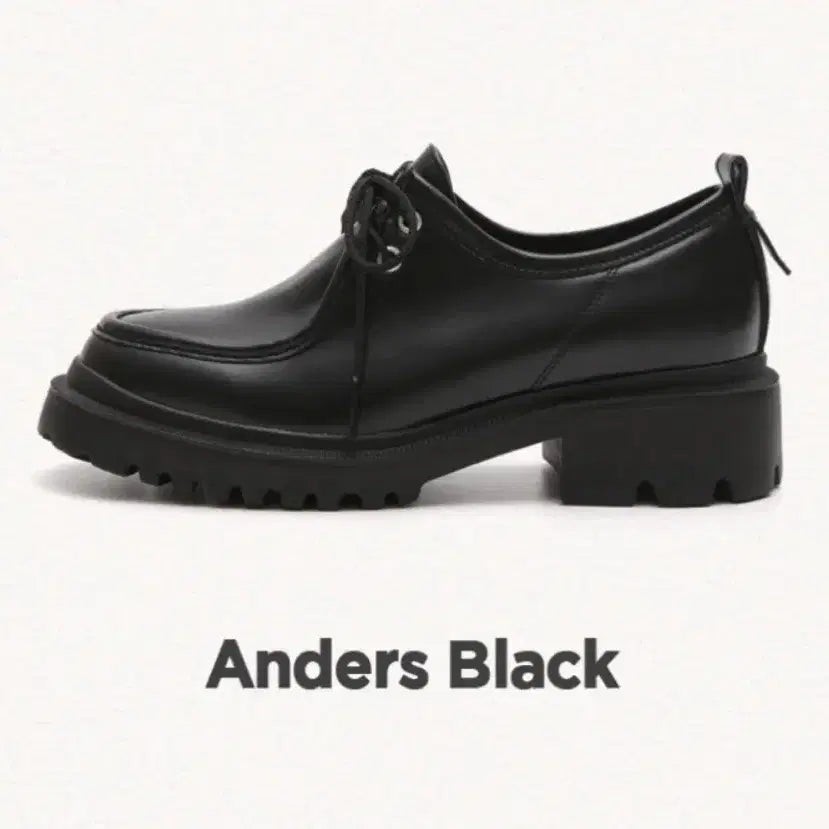 [BUNJANG] Mark MOC Anders Black Derby Loafers / 마크모크 anders black 235 콜프 청키 더비 로퍼 4cm