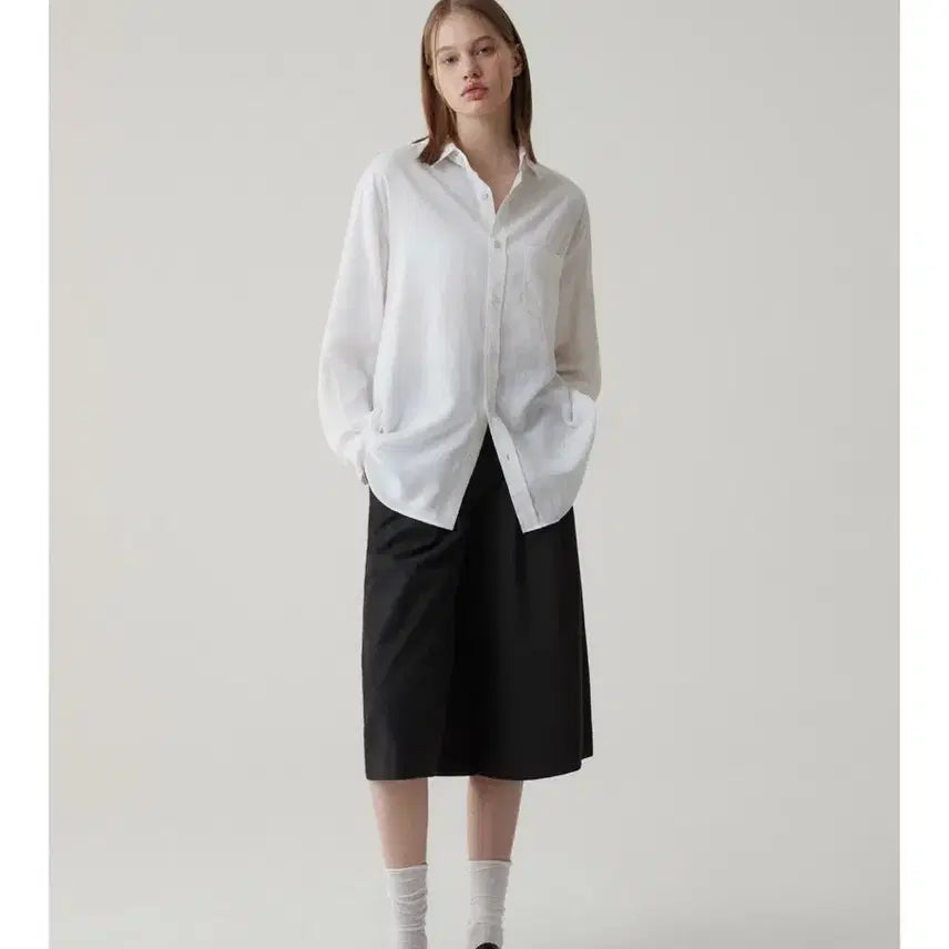 [SOLD OUT] 수아레 린넨셔츠 화이트 새상품 L