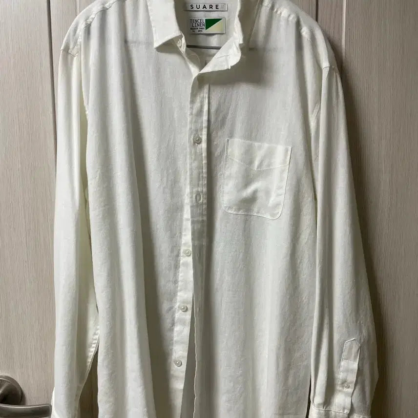 [SOLD OUT] 수아레 린넨셔츠 화이트 새상품 L