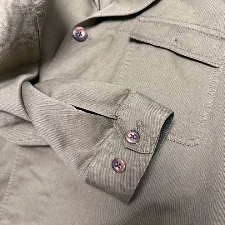 [BUNJANG] Massimo Dutti Cotton Blazer Khaki XL / 마시모뚜띠 코튼 블레이저 카키색 XL