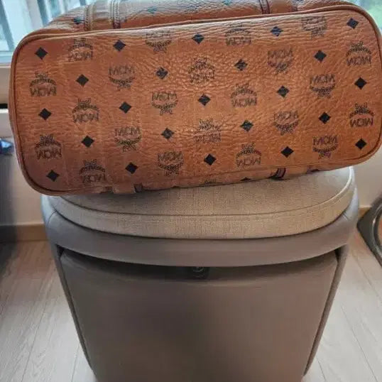 [BUNJANG] MCM Visetos Tote Bag Brown / MCM 정품 비세토스 토트백 브라운